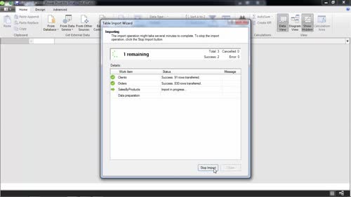 Power Pivot - импорт от релационни бази данни - пример с MS Access