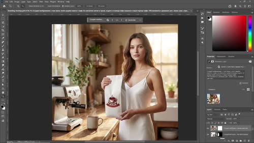Поставяне на лого върху продукти с AI генериране