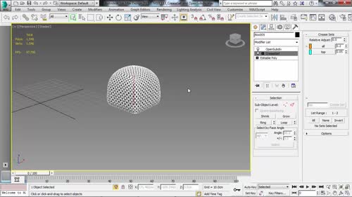 Модификатори CreaseSet and OpenSubdiv