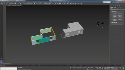 Копиране на обекти и материали в два "3D Studio Max"