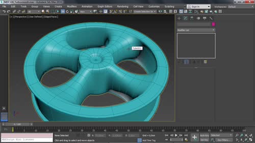 Заобляне с Turbosmooth