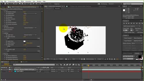 Ефект на дезинтеграцията.Запознаване с ефекта "Shatter".