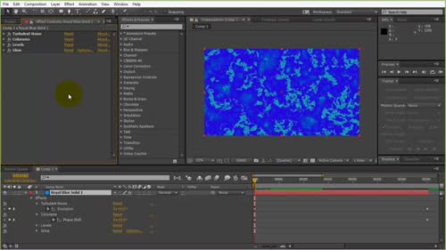 Използване на ефекта "Colorama" и записването на абстрактен фон като "Preset"
