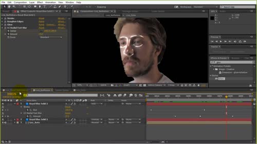 Използване на ефектите "Roughen edges" и "Radial fast blur"
