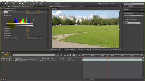 Използване на "Levels" за корекция на видео.