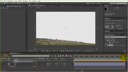 Използване на "Roto brush tool" отделяне на елемент от снимка.