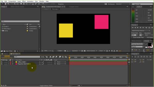Прекомпозиране в After Effects