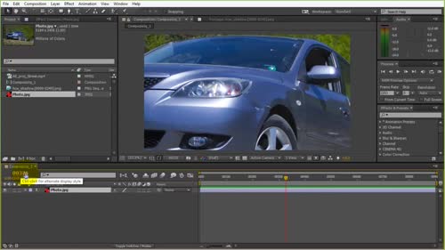 Създаване на нова композиция в After Effects