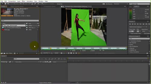 Вкарване на материали в After Effects