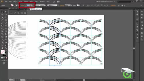 Разглеждане на инструмента Арка и Grid tool
