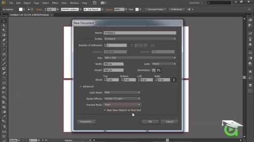 Създаване на нов документ за print и web