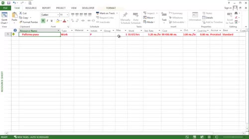 Ресурси тип Work