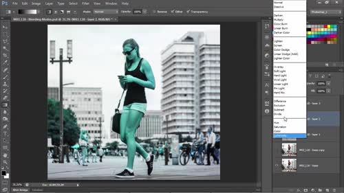 Методи за смесване на слоеве (blending modes)