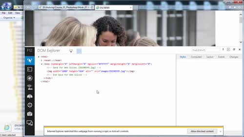 Save for web