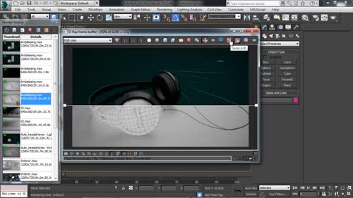 V-Ray Frame Buffer