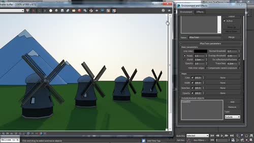 V - Ray Toon