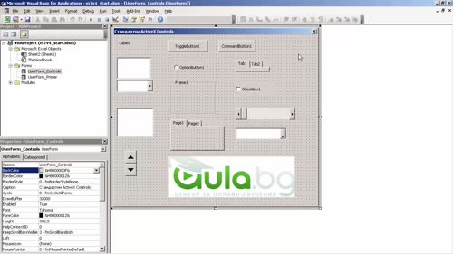 Видове графични обекти (ActiveX Controls)