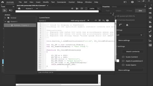 Създаване на текст с JavaScript