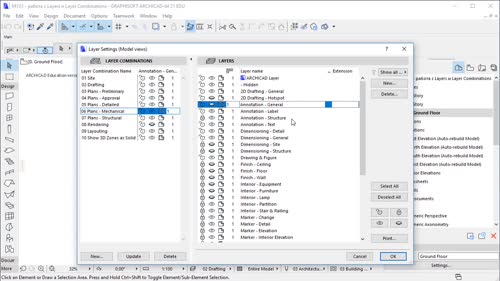 Работа със Слоеве (Layers) и Комбинации от Слоеве (Layer Combinations)