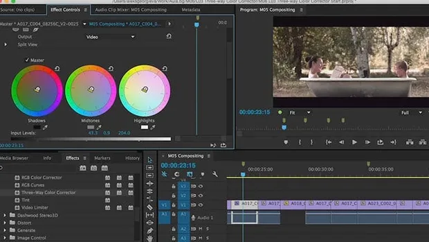 колор грейдинг с Premiere Pro