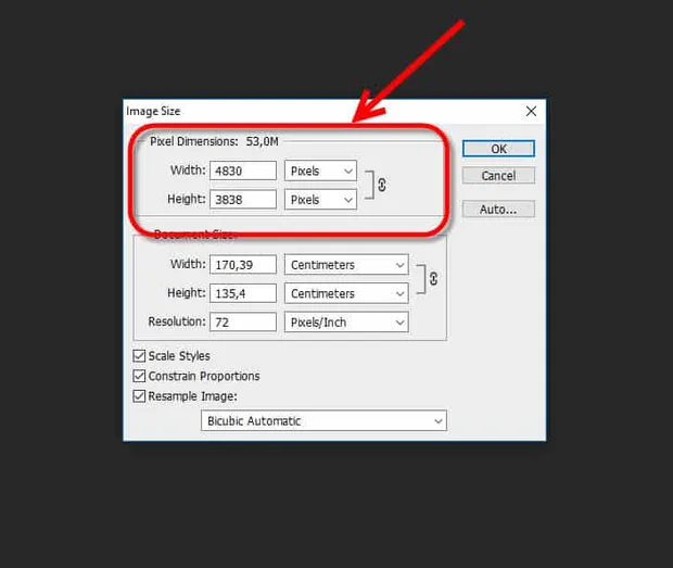 изображение за Интернет с photoshop