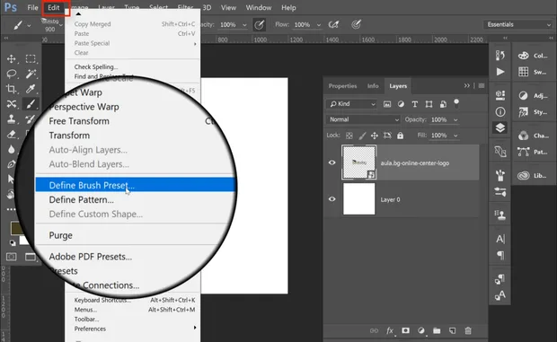 как да направим воден знак с Photoshop