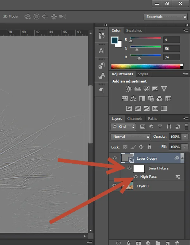 Как да редактираме smart filters във Photoshop?