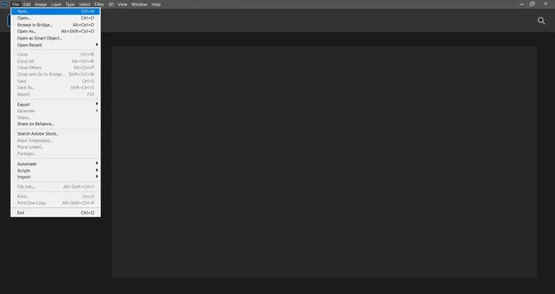 създаване на нов проект/документ photoshop ръководство aula.bg