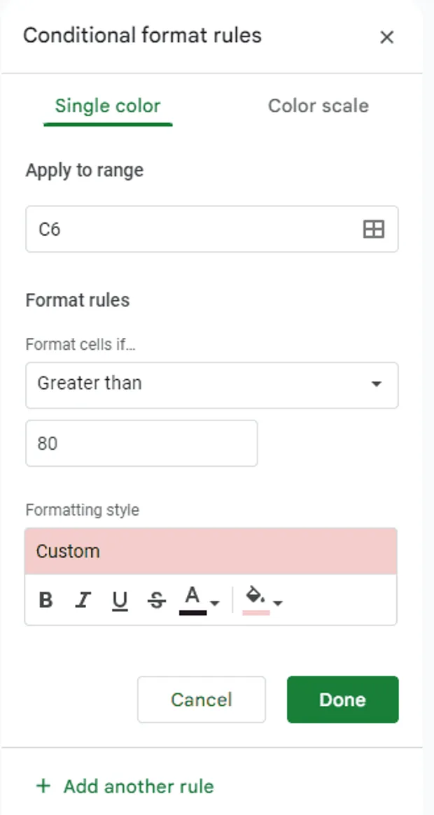 Excel за планиране на празници - условно форматиране