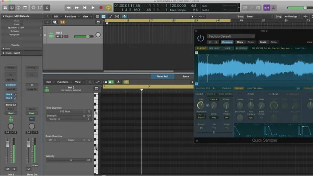 logic pro x - основни звукови параметри приложение
