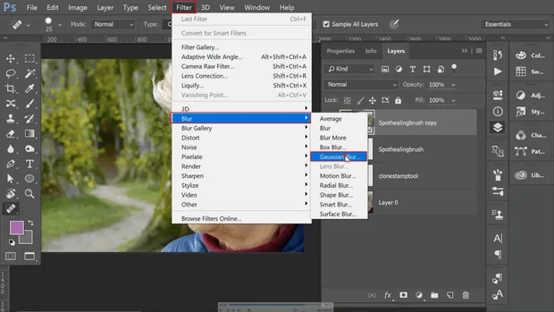 как да махнем бръчки с photoshop