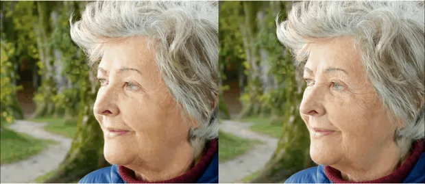 как да махнем бръчки с photoshop