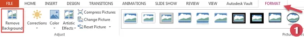 Опция Remove Background в PowerPoint