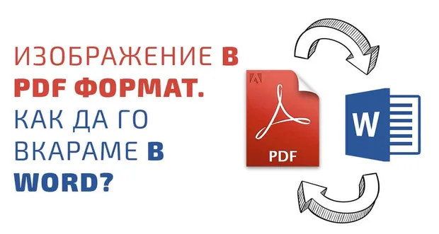 Изображение в PDF формат. Как да го вкараме в Word?