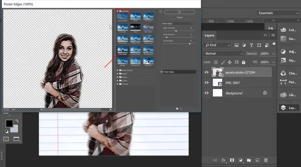 Cartoon колаж във Photoshop