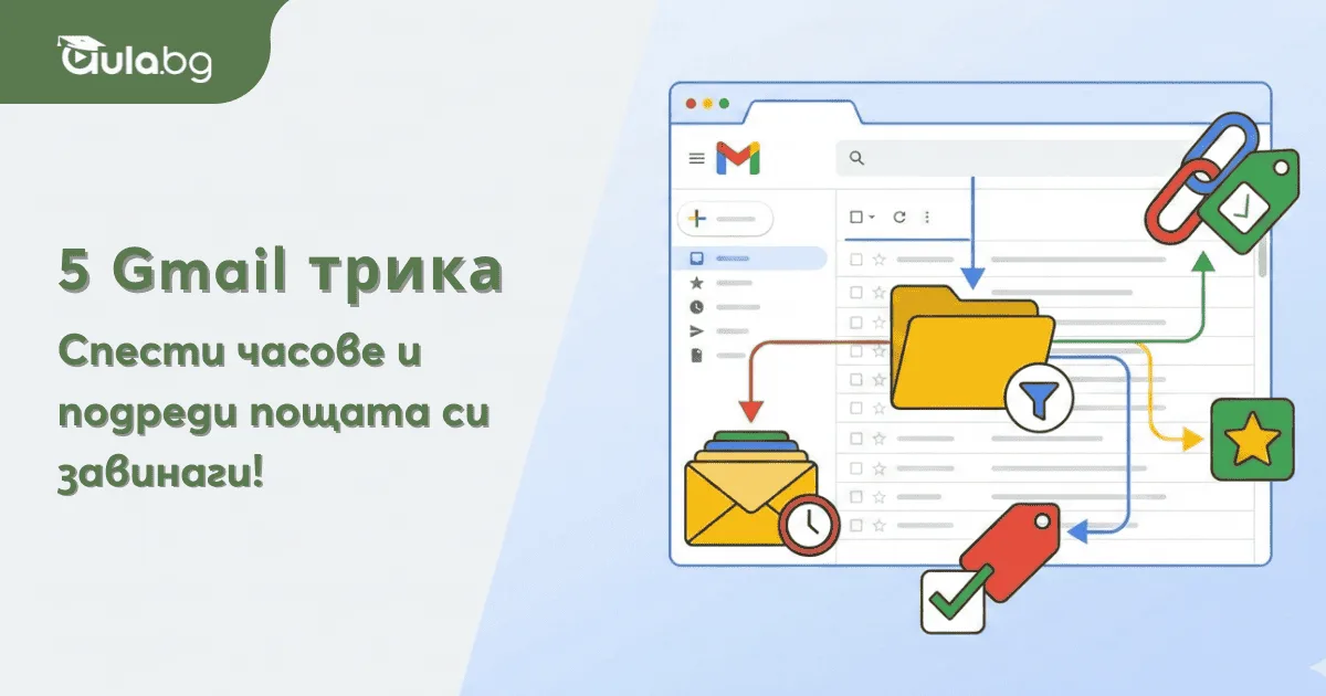 5 Gmail трика, които ще ви спестят часове всяка седмица