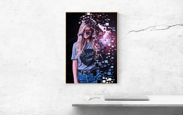 ефекта Pixel Explosion във Photoshop