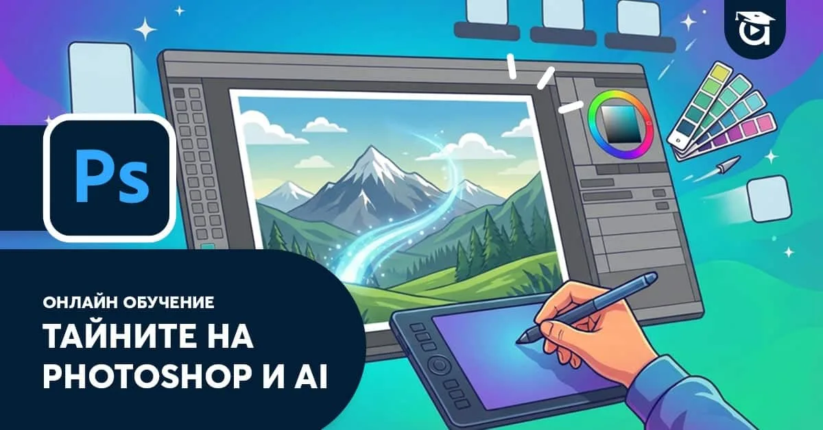 Нов курс: Тайните на Photoshop и AI