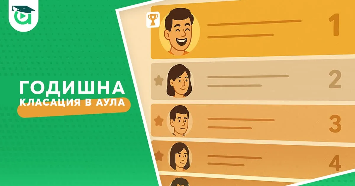 Годишна класация в Аула: Кои са най-активните курсисти?