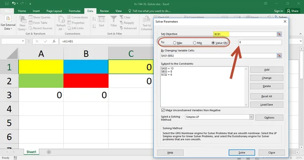 Как да решаваме задачи със Solver в Excel