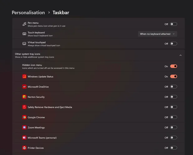 Windows лента със задачи (taskbar)
