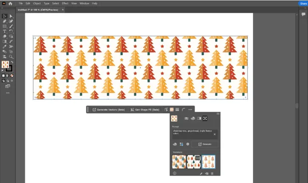 Illustrator и AI: Generate Patterns