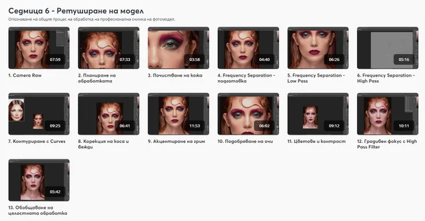 Тайните на Photoshop - курс в aula.bg. Модул 6: Ретуширане на модели
