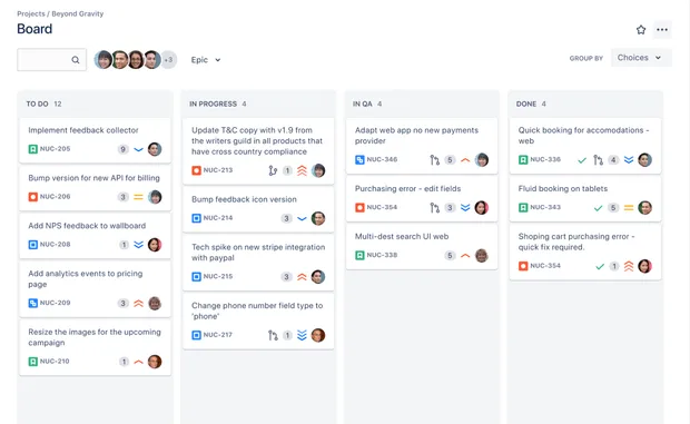 Jira kanban boards
