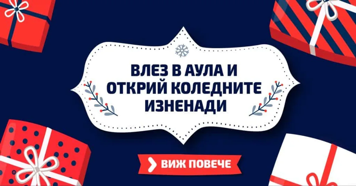 Коледни изненади в Аула