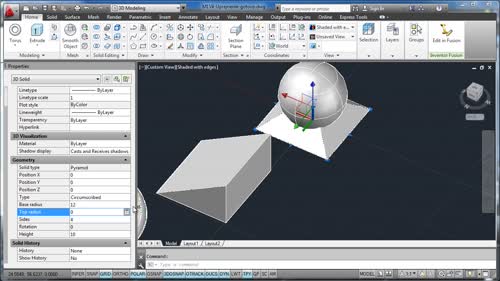 Модифициране на геометрия в 3D