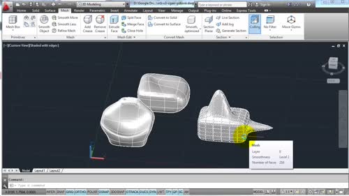 Сгъстяване на мрежата чрез Refine Mesh