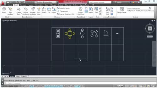 Организация на AutoCAD библиотека чрез Мастер Файл