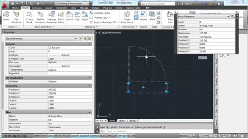 Организация на AutoCAD библиотека чрез системата един файл - един блок