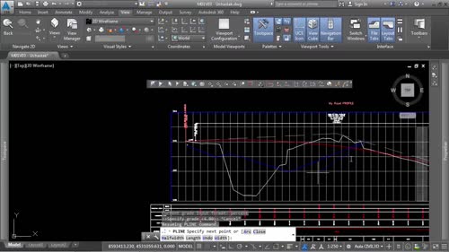 Прозрачни команди в Civil 3D